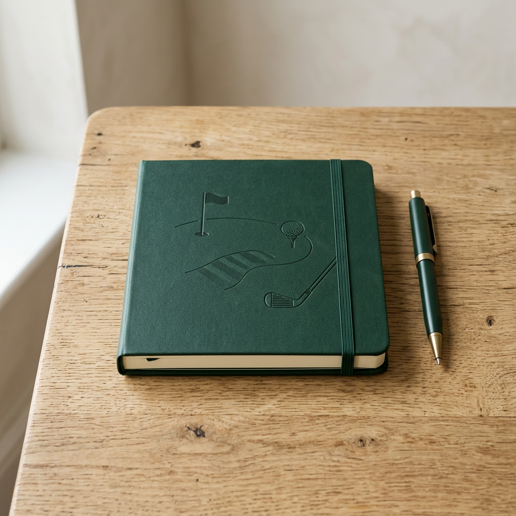 Personalised Golf Notebook